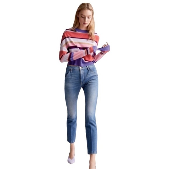 LEWIT Sanna Pink Paradise Cashmere Blend Sweater - Picture 4 of 9